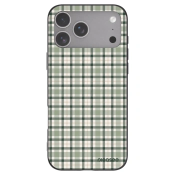 Picasee silikonový černý obal pro Apple iPhone 18 Pro Max - Sage Tartan