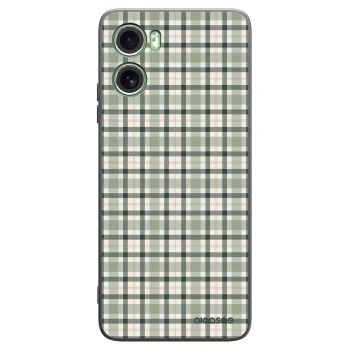 Picasee silikonový černý obal pro Motorola Moto G06 - Sage Tartan