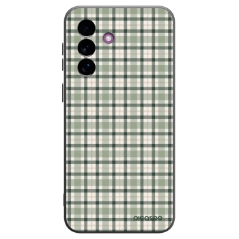 Picasee silikonový černý obal pro Samsung Galaxy A37 - Sage Tartan