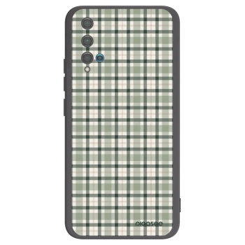 Picasee silikonový černý obal pro Huawei Nova 5T - Sage Tartan