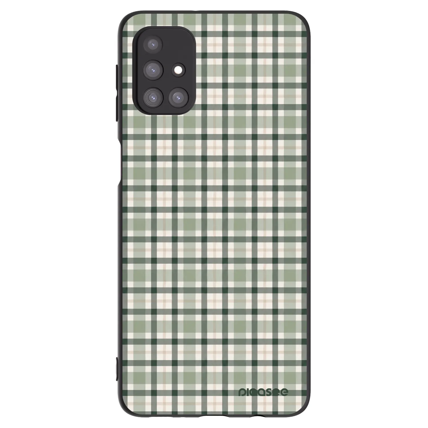 Picasee silikonový černý obal pro Samsung Galaxy M31s - Sage Tartan