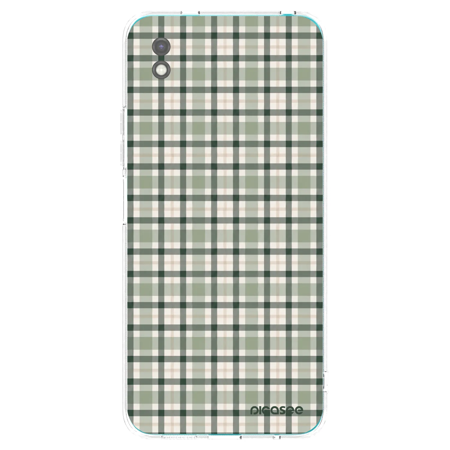Picasee silikonový černý obal pro Xiaomi Redmi 9A - Sage Tartan