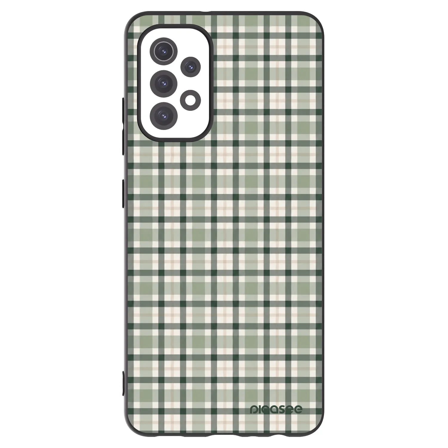 Picasee silikonový černý obal pro Samsung Galaxy A32 5G A326B - Sage Tartan