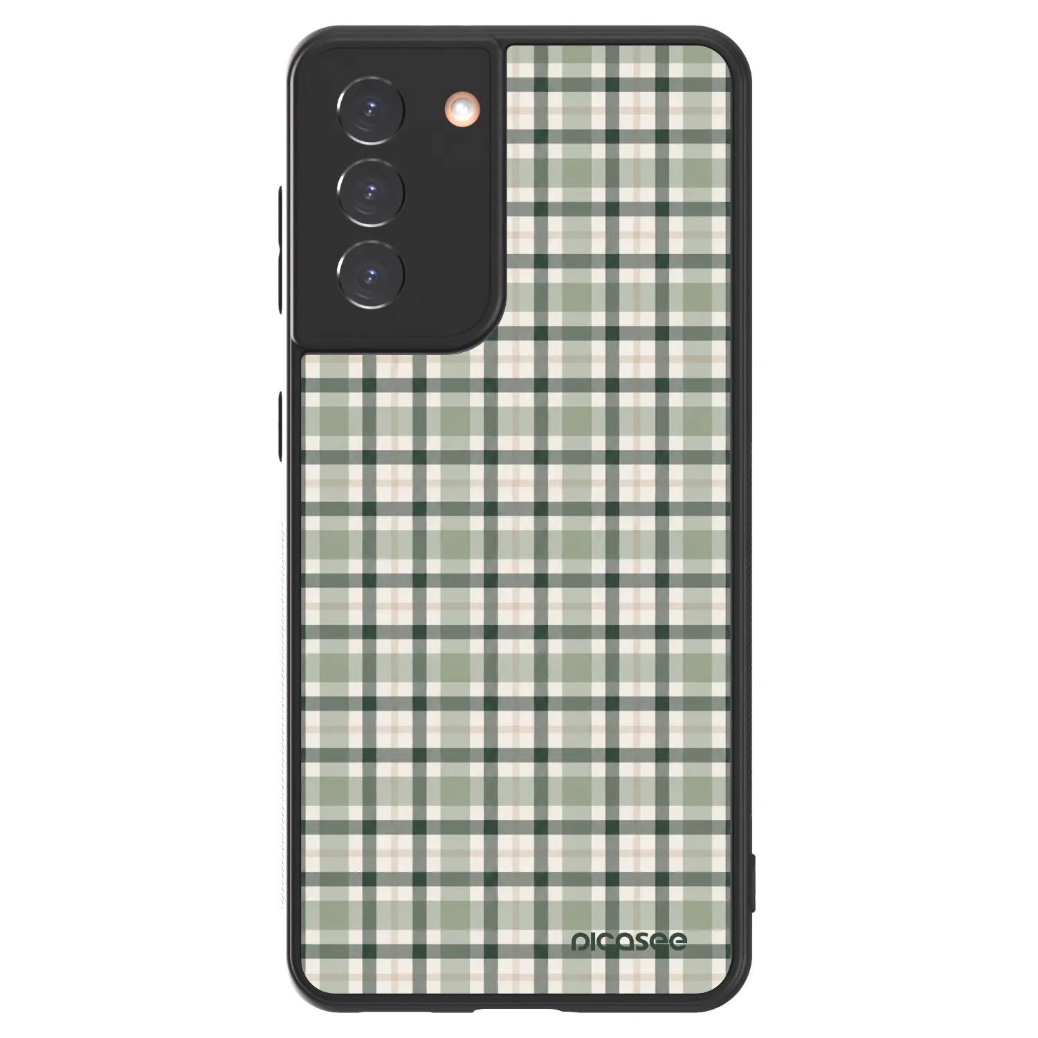 Picasee ULTIMATE CASE pro Samsung Galaxy S21 5G G991B - Sage Tartan