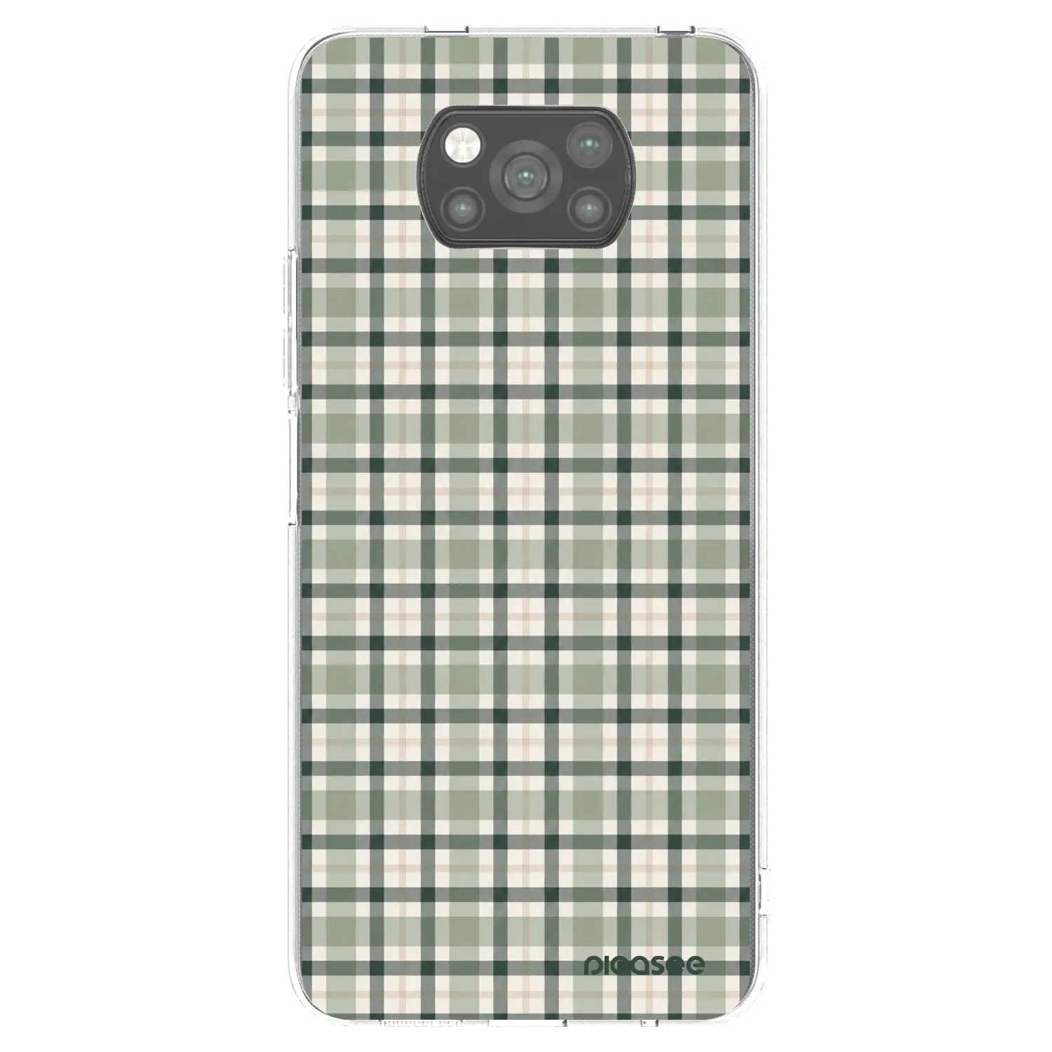 Picasee silikonový černý obal pro Xiaomi Poco X3 Pro - Sage Tartan