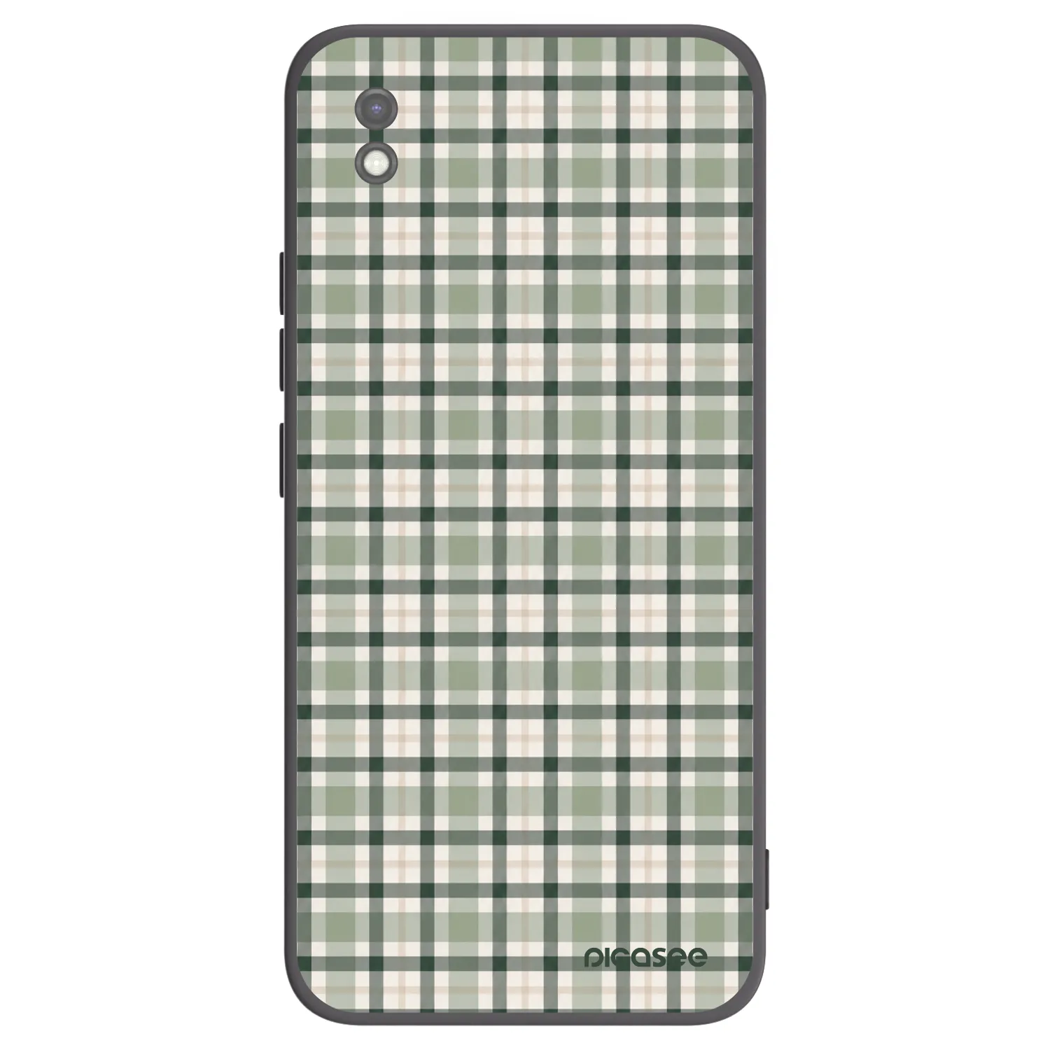 Picasee silikonový černý obal pro Xiaomi Redmi 9AT - Sage Tartan
