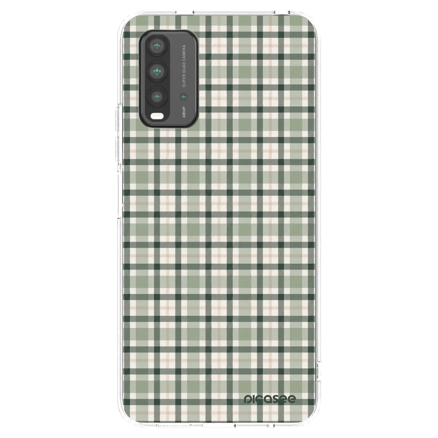 Picasee silikonový černý obal pro Xiaomi Redmi 9T - Sage Tartan