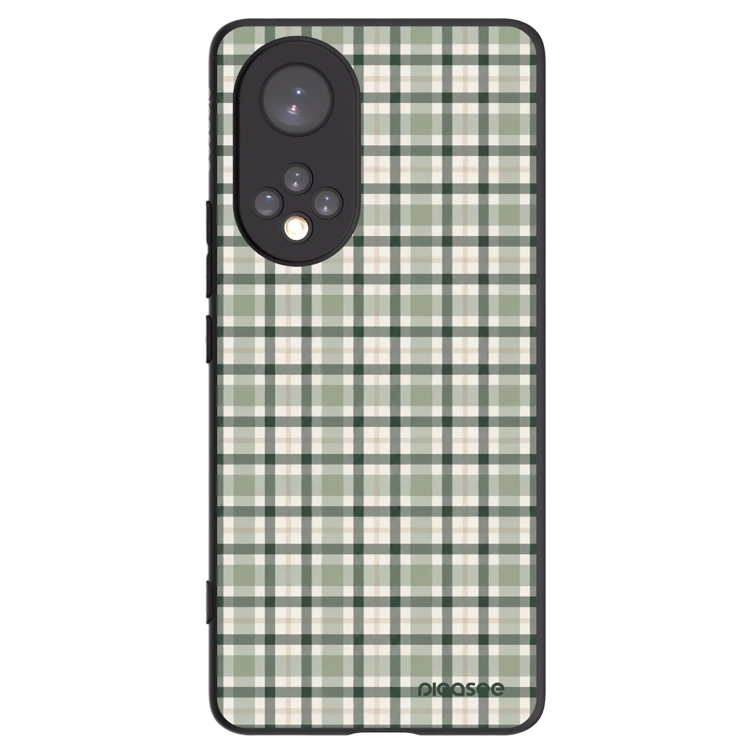 Picasee silikonový černý obal pro Huawei Nova 9 - Sage Tartan