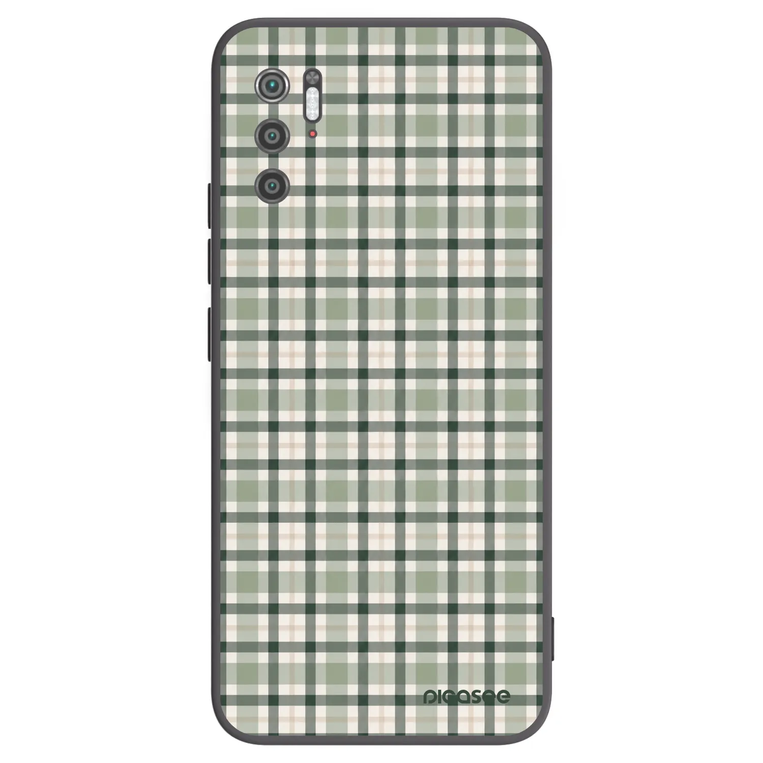 Picasee silikonový černý obal pro Xiaomi Poco M3 Pro 5G - Sage Tartan