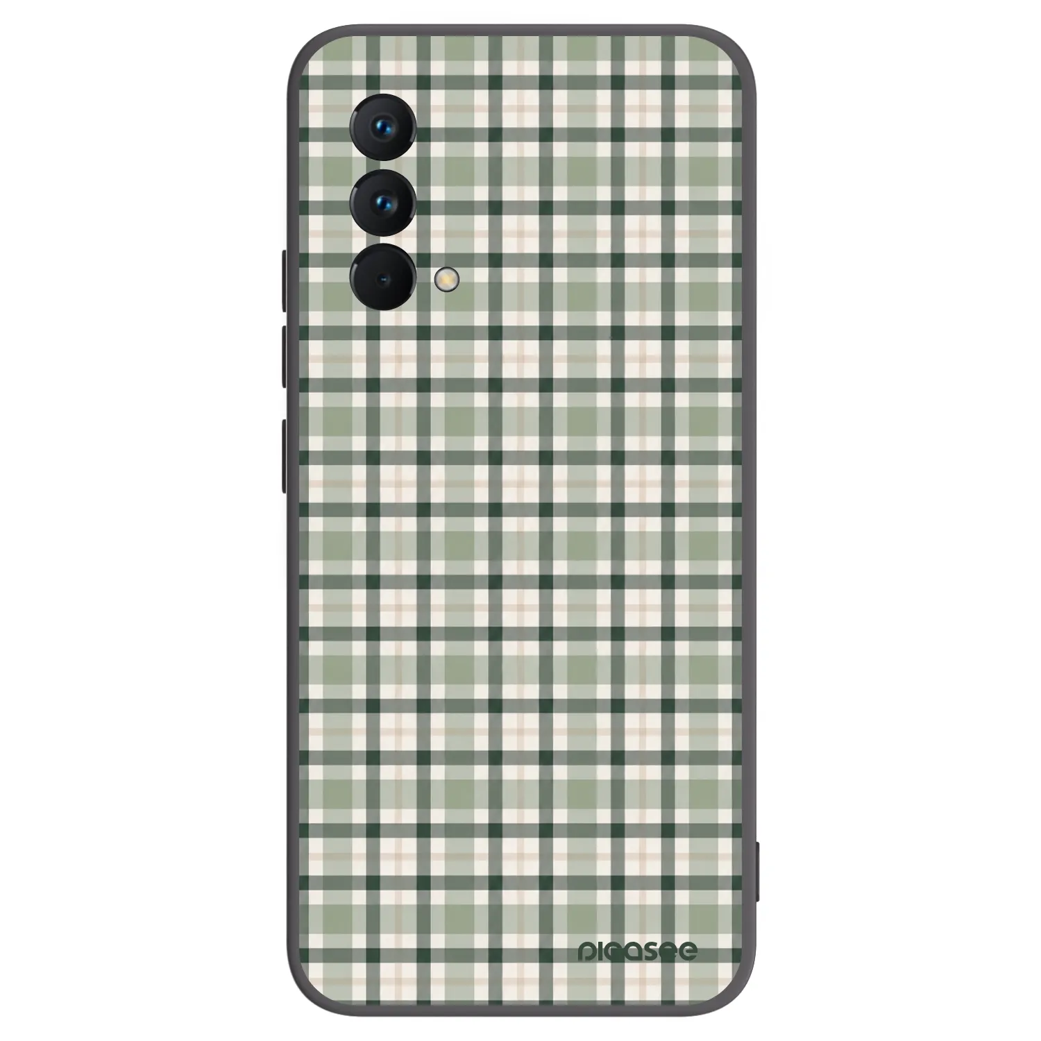 Picasee silikonový černý obal pro Realme GT Master Edition 5G - Sage Tartan