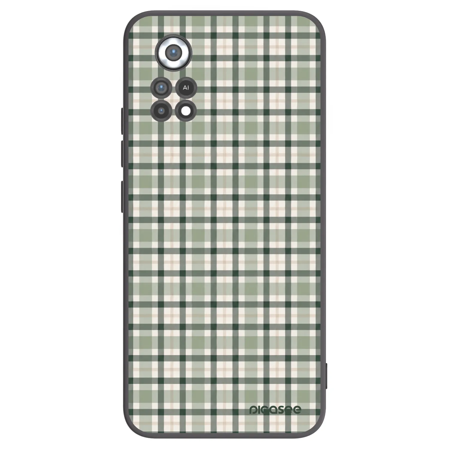 Picasee silikonový černý obal pro Xiaomi Poco X4 Pro 5G - Sage Tartan