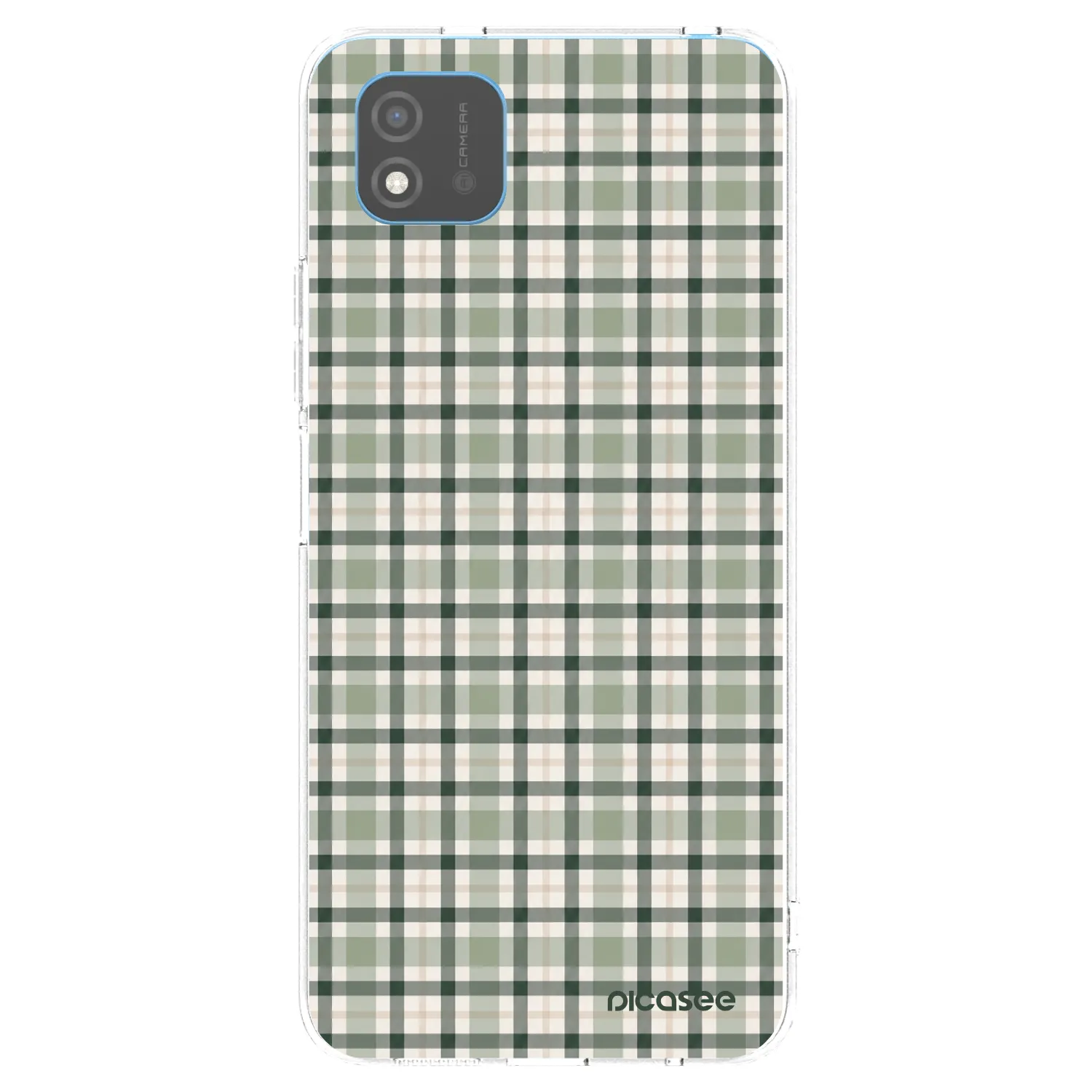 Picasee silikonový průhledný obal pro Realme C11 (2021) - Sage Tartan