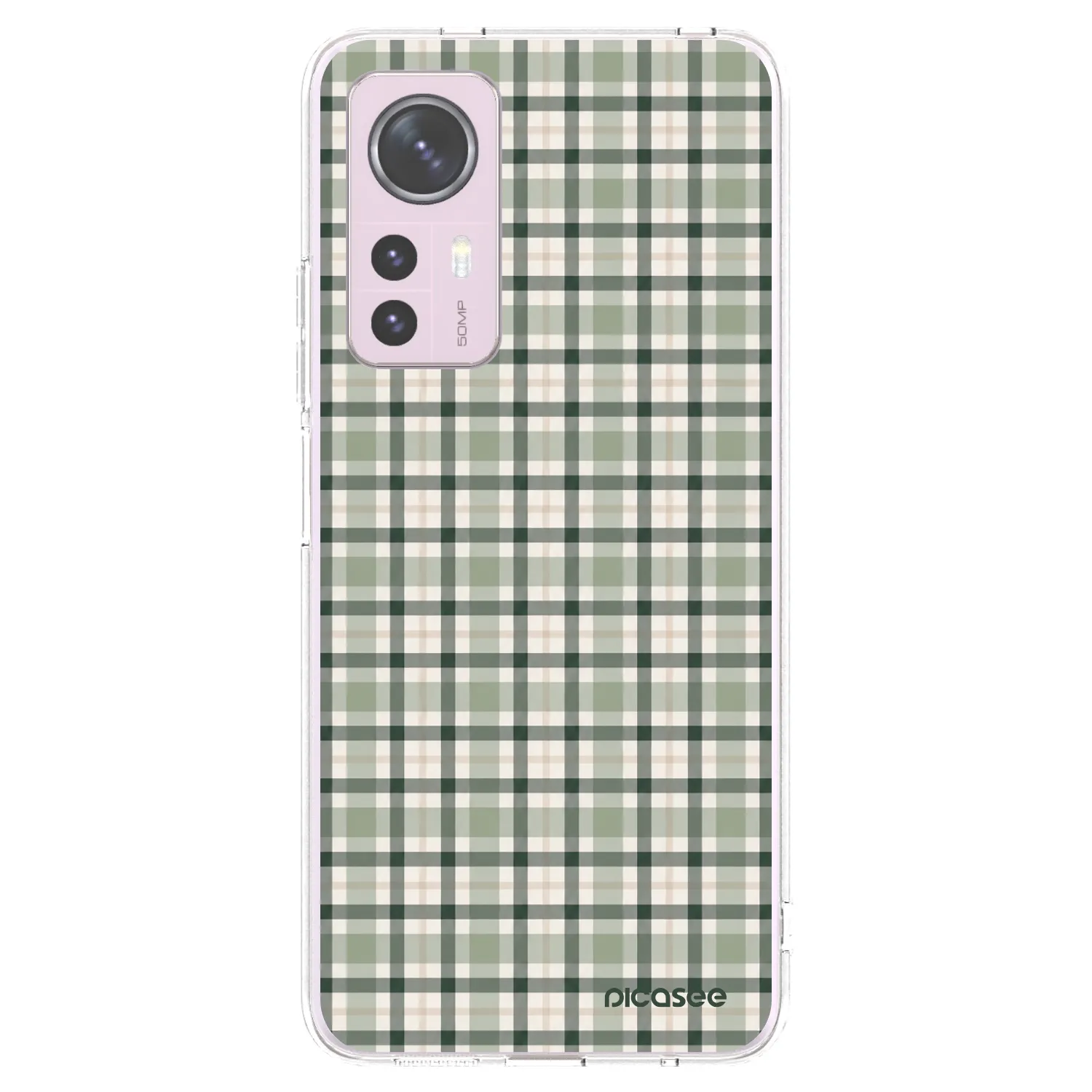 Picasee silikonový průhledný obal pro Xiaomi 12 - Sage Tartan