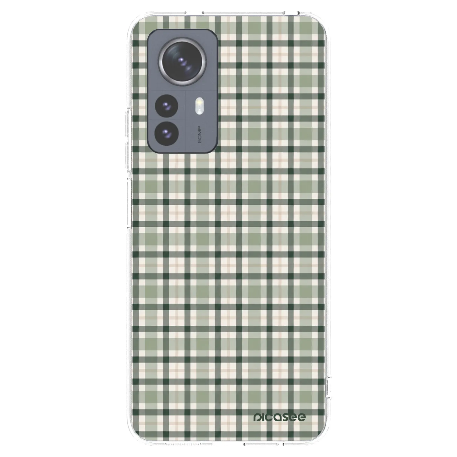 Picasee silikonový průhledný obal pro Xiaomi 12 Pro - Sage Tartan