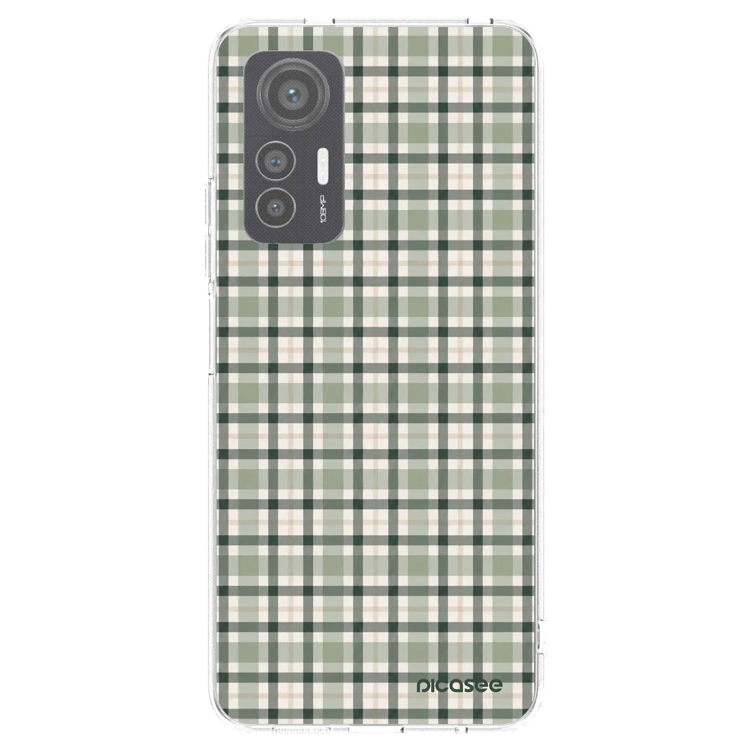 Picasee silikonový průhledný obal pro Xiaomi 12 Lite - Sage Tartan