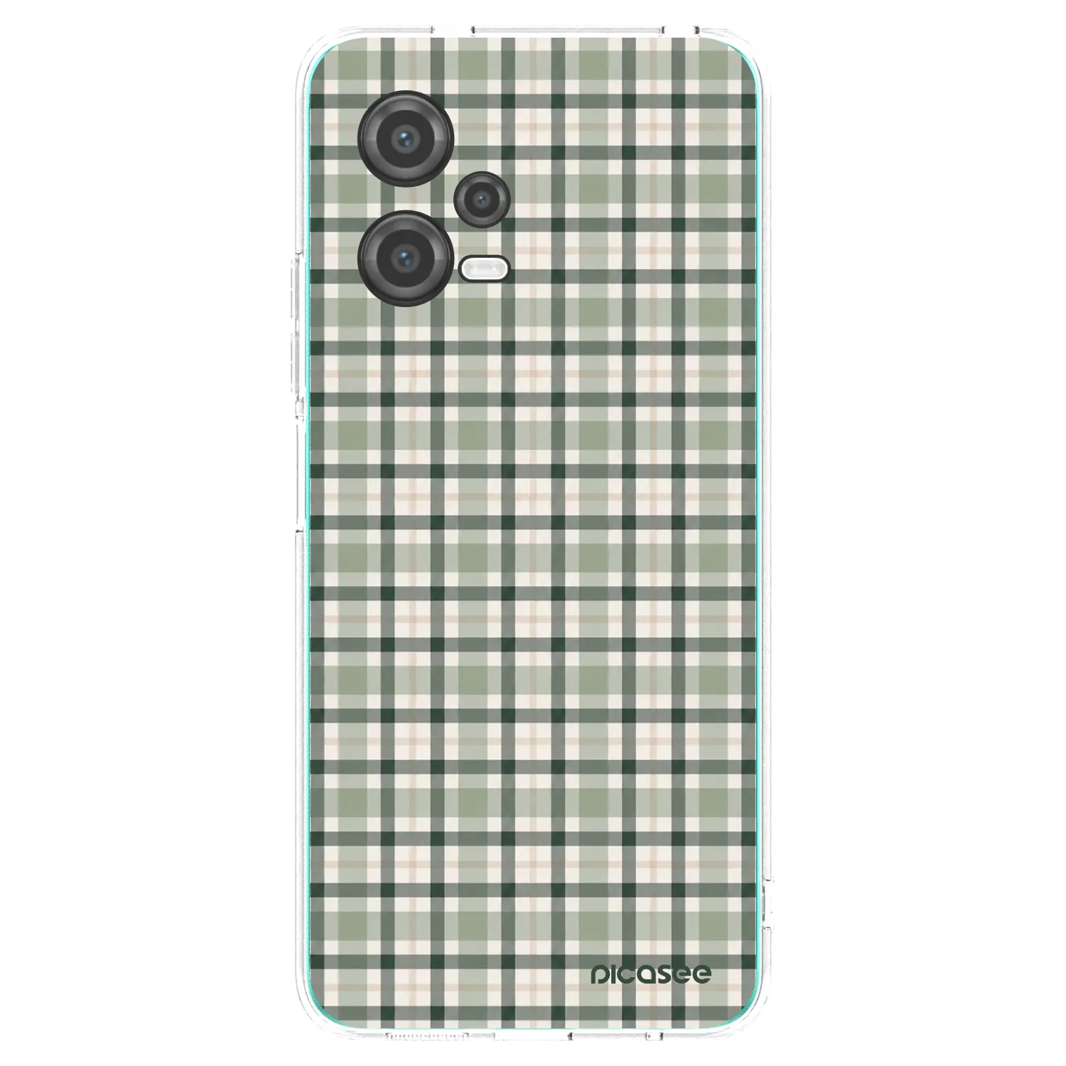 Picasee silikonový průhledný obal pro Xiaomi Poco X5 - Sage Tartan