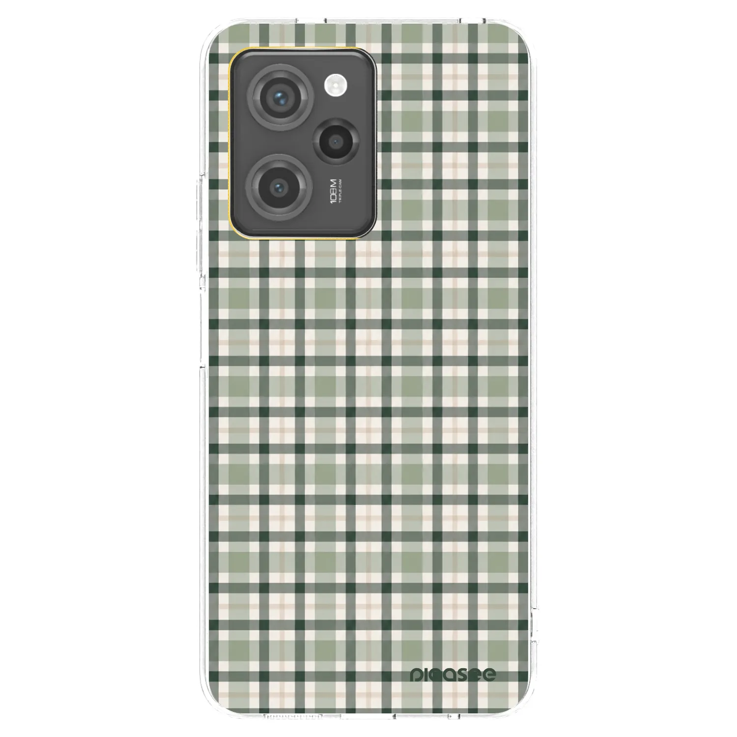 Picasee silikonový černý obal pro Xiaomi Poco X5 Pro - Sage Tartan