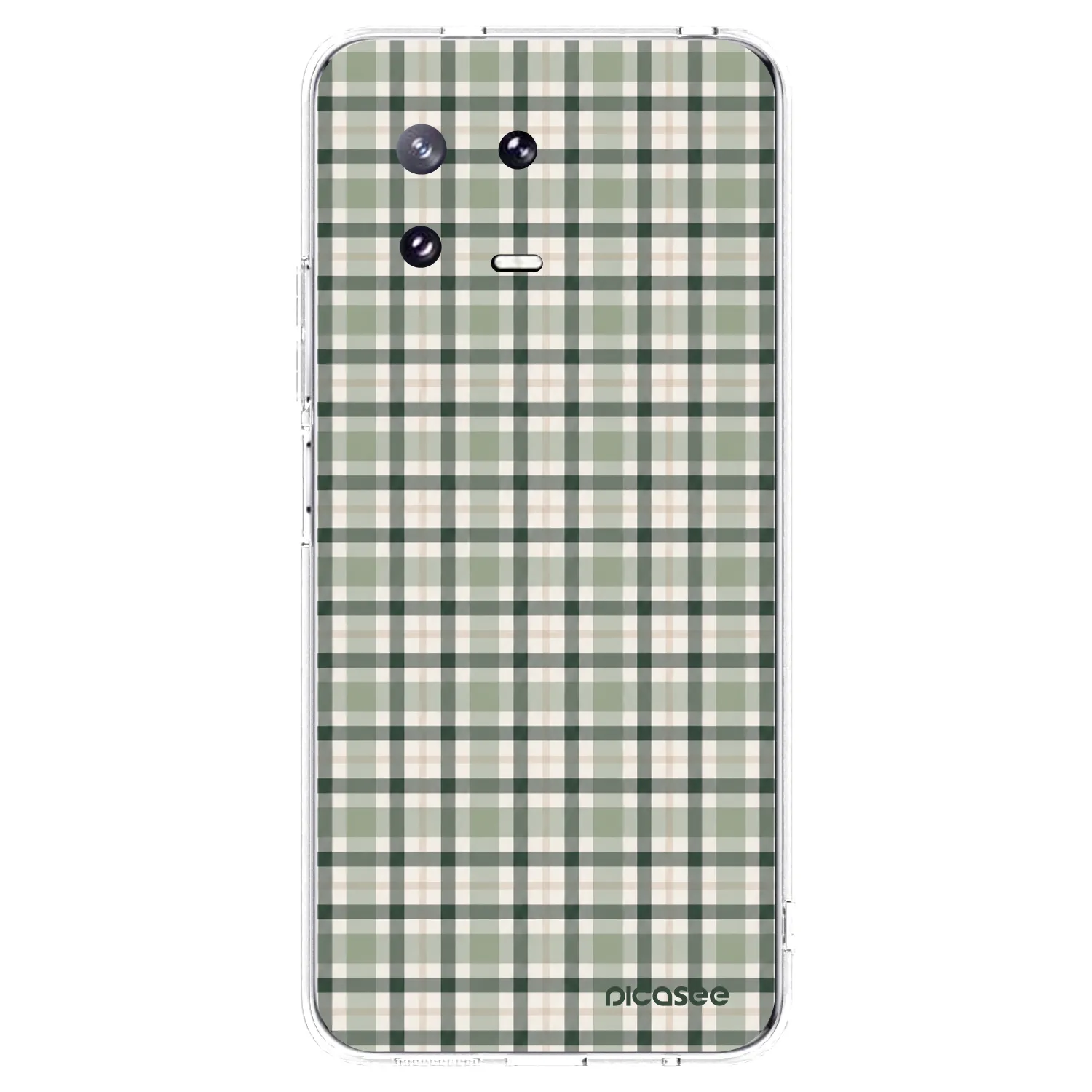 Picasee silikonový průhledný obal pro Xiaomi 13 Pro - Sage Tartan