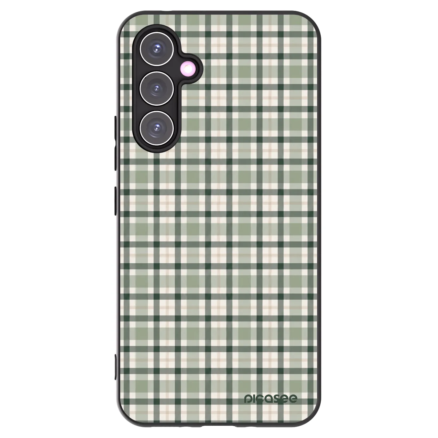 Picasee silikonový černý obal pro Samsung Galaxy A54 5G A546B - Sage Tartan