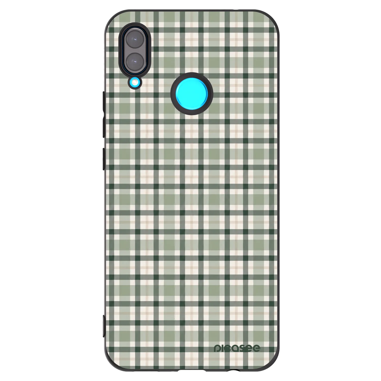 Picasee silikonový černý obal pro Huawei Nova 3 - Sage Tartan