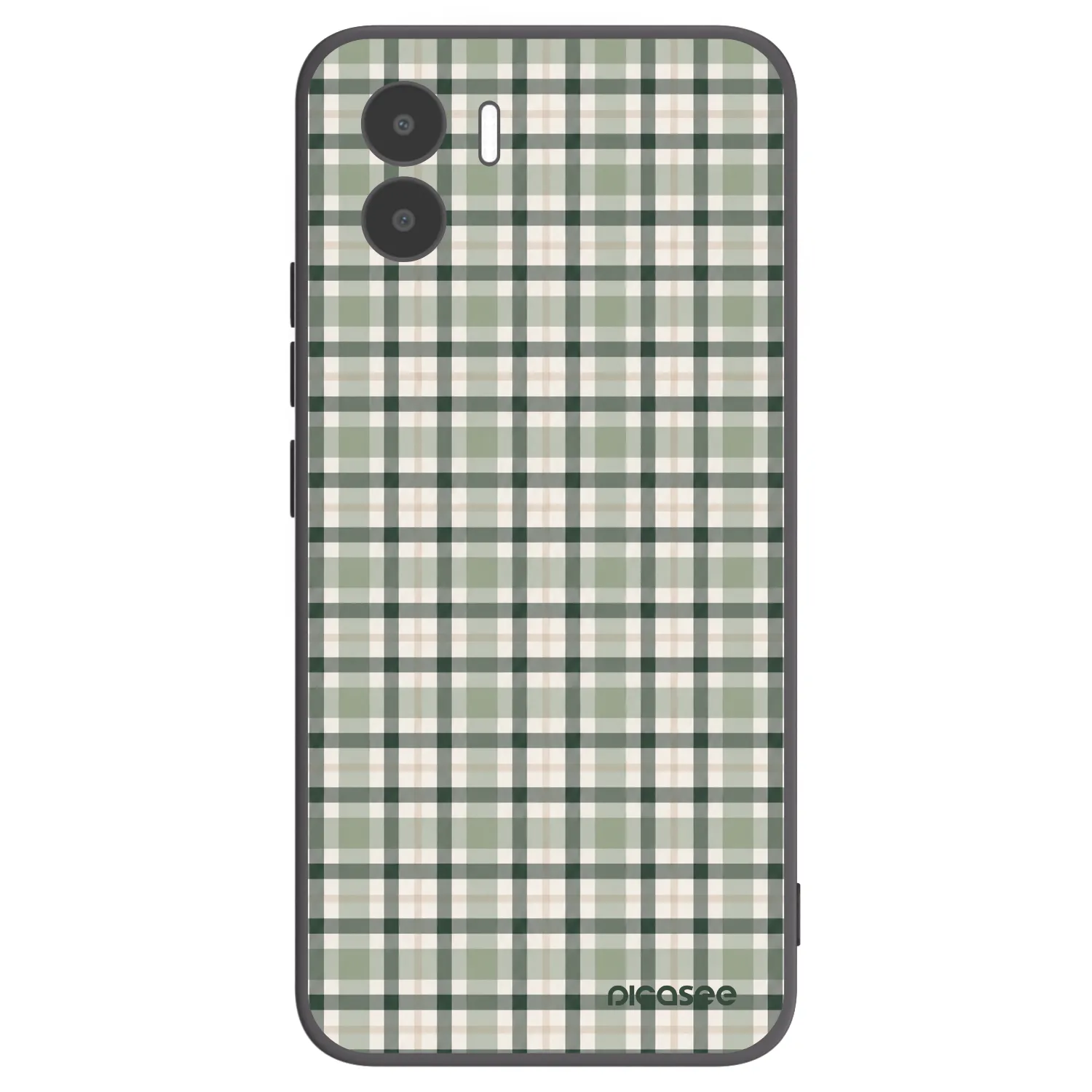 Picasee silikonový černý obal pro Xiaomi Redmi A2 - Sage Tartan