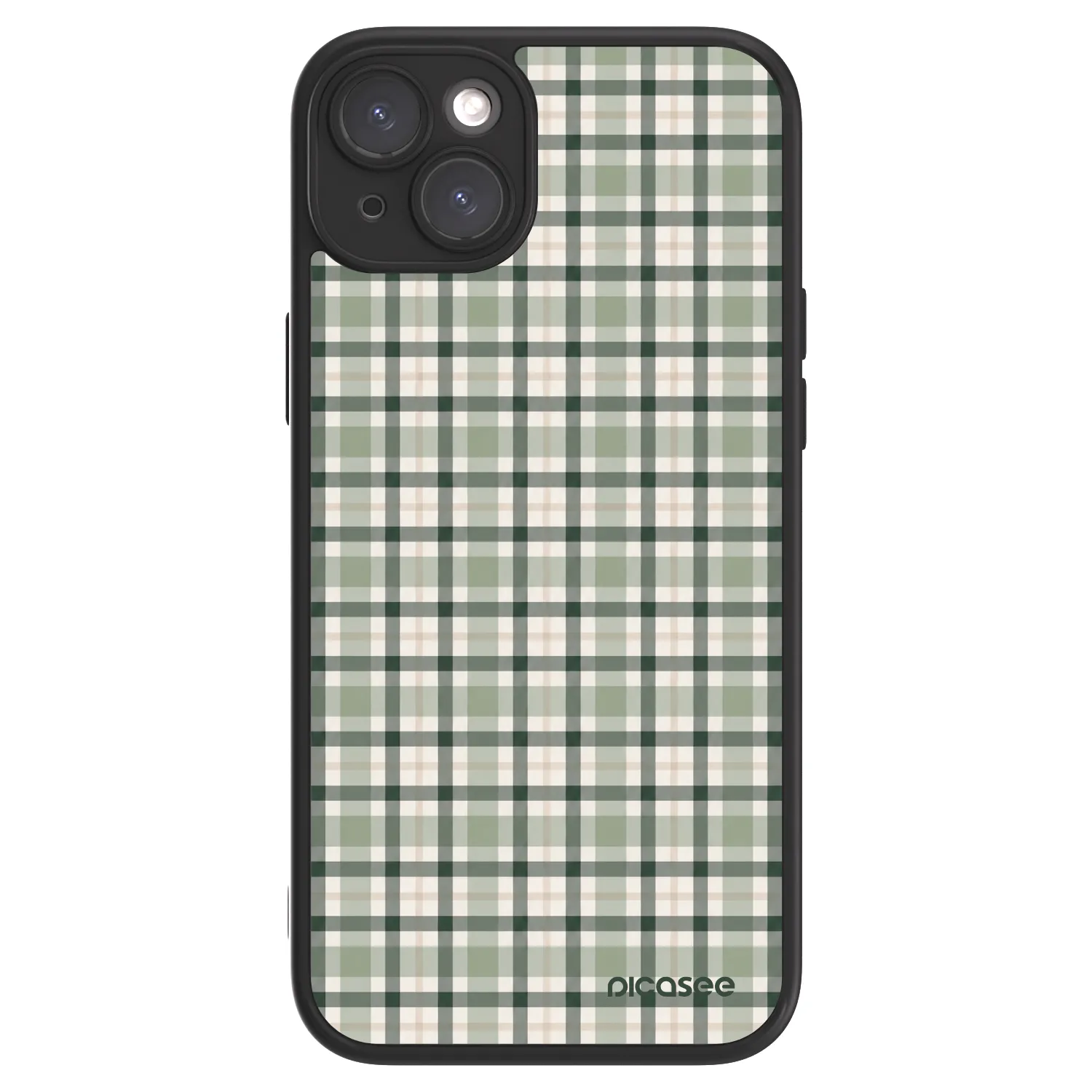Picasee ULTIMATE CASE MagSafe pro Apple iPhone 15 Plus - Sage Tartan