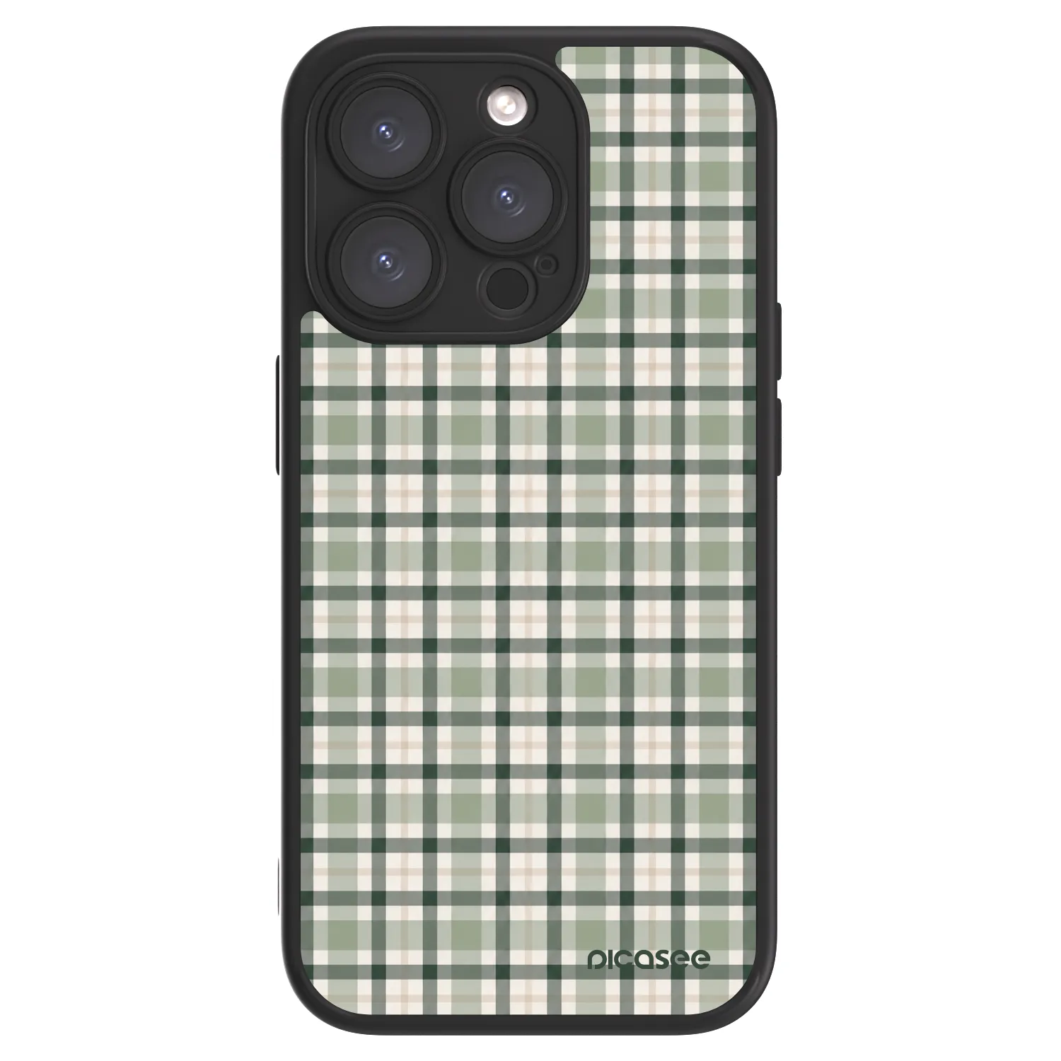 Picasee ULTIMATE CASE pro Apple iPhone 15 Pro - Sage Tartan