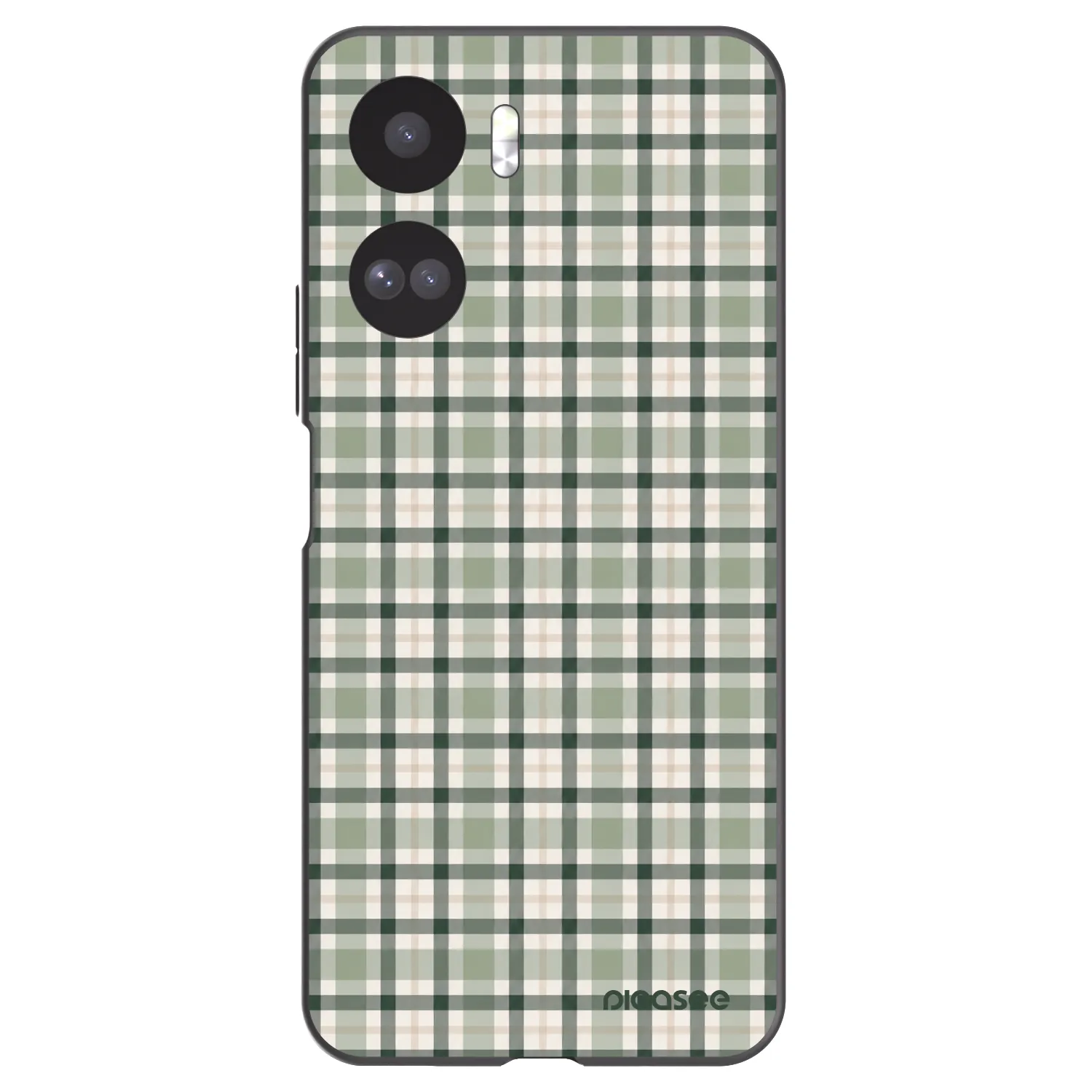 Picasee silikonový černý obal pro Honor 90 Lite 5G - Sage Tartan