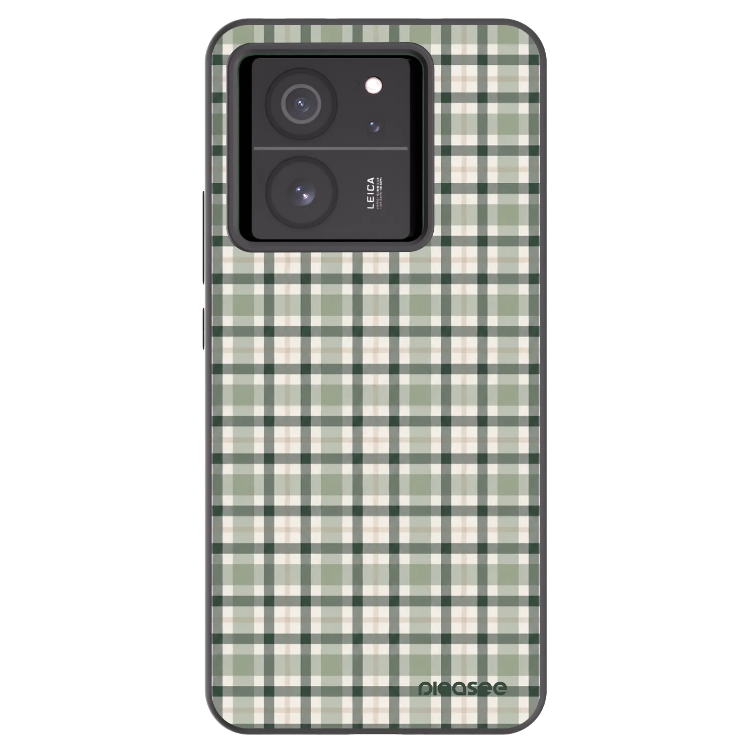 Picasee silikonový černý obal pro Xiaomi 13T - Sage Tartan