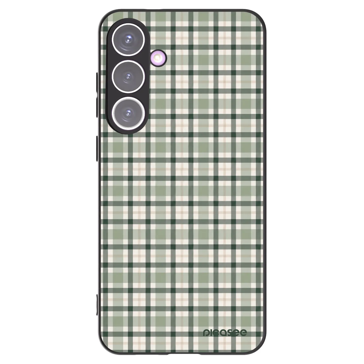 Picasee silikonový černý obal pro Samsung Galaxy S24+ S926B 5G - Sage Tartan