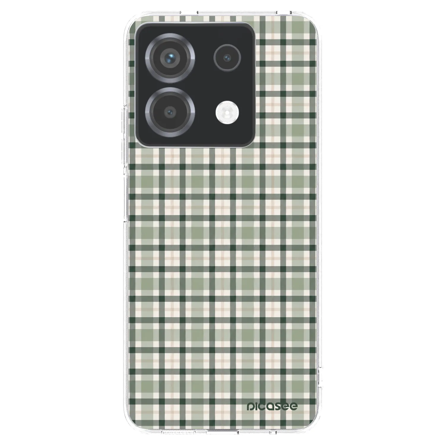 Picasee silikonový průhledný obal pro Xiaomi Poco X6 - Sage Tartan