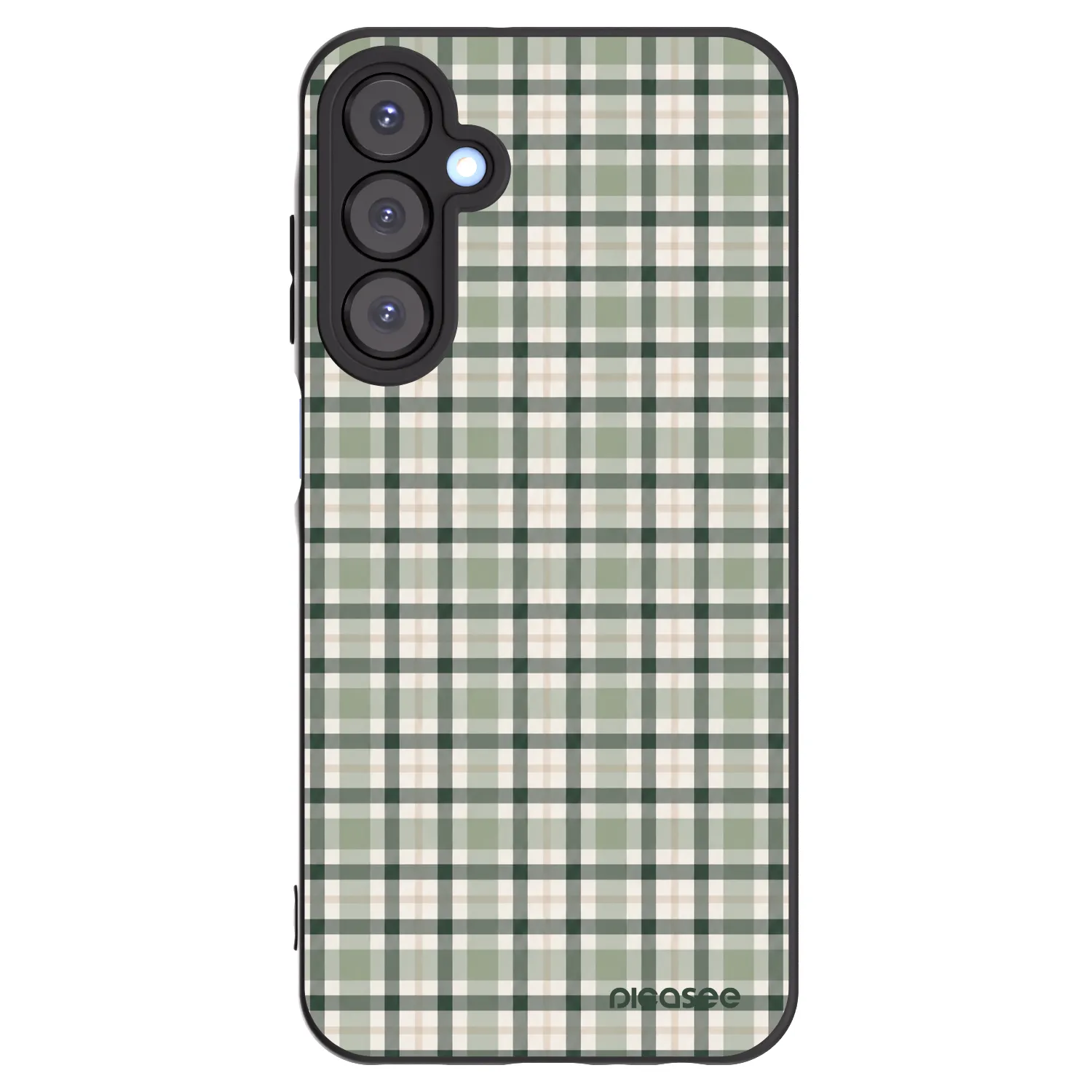 Picasee silikonový černý obal pro Samsung Galaxy A25 A256B 5G - Sage Tartan