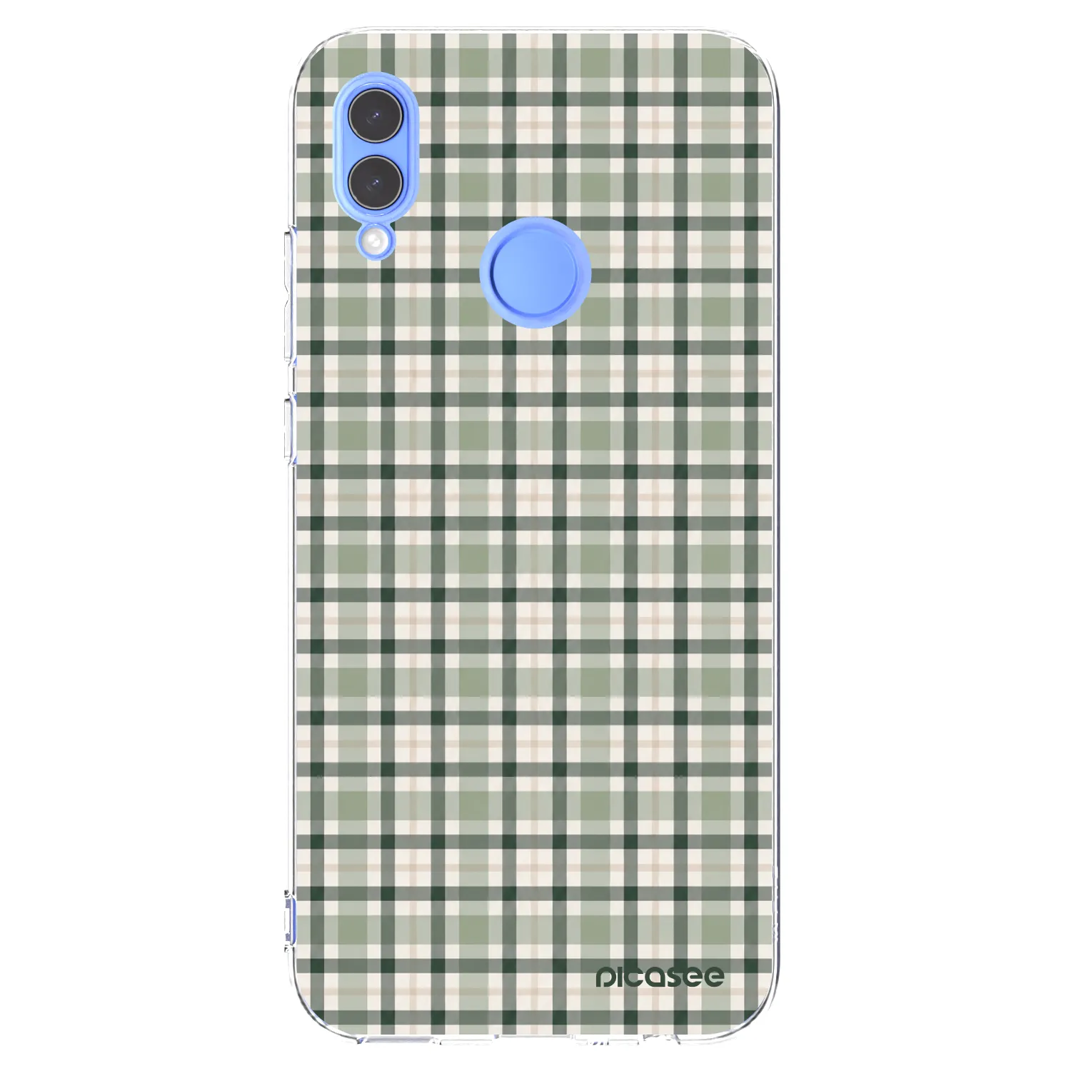 Picasee silikonový průhledný obal pro Huawei P Smart 2019 - Sage Tartan