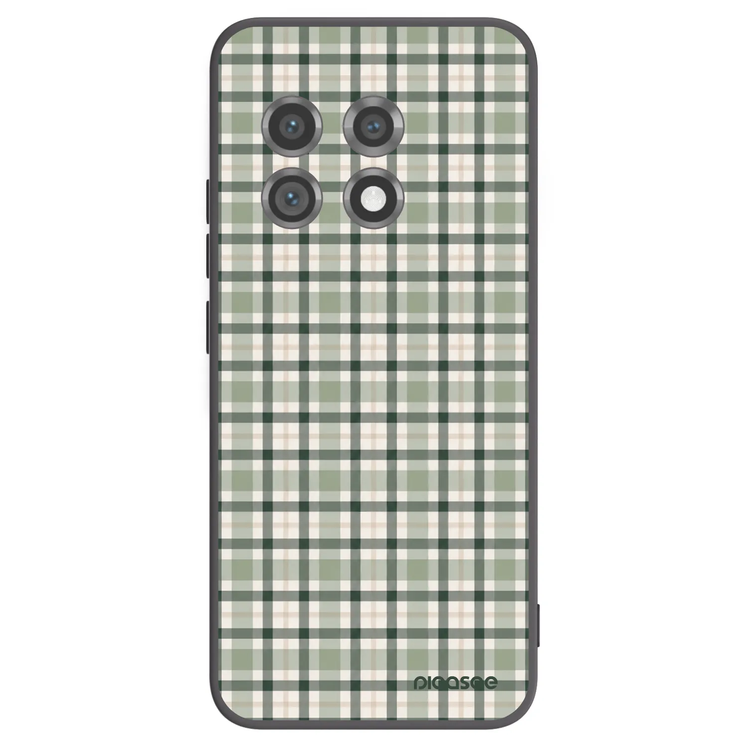 Picasee silikonový černý obal pro OnePlus 11 5G - Sage Tartan
