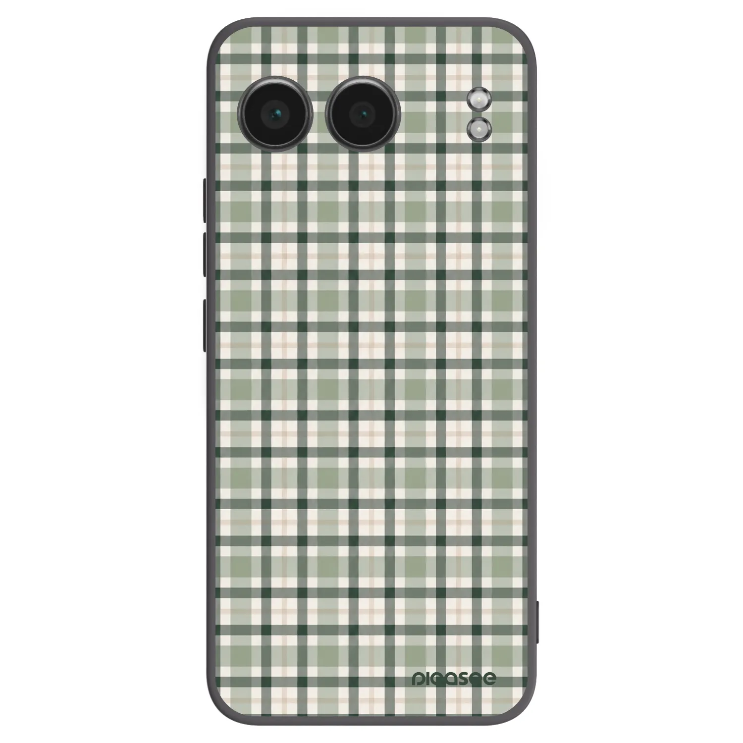 Picasee silikonový černý obal pro OnePlus Nord 4 - Sage Tartan