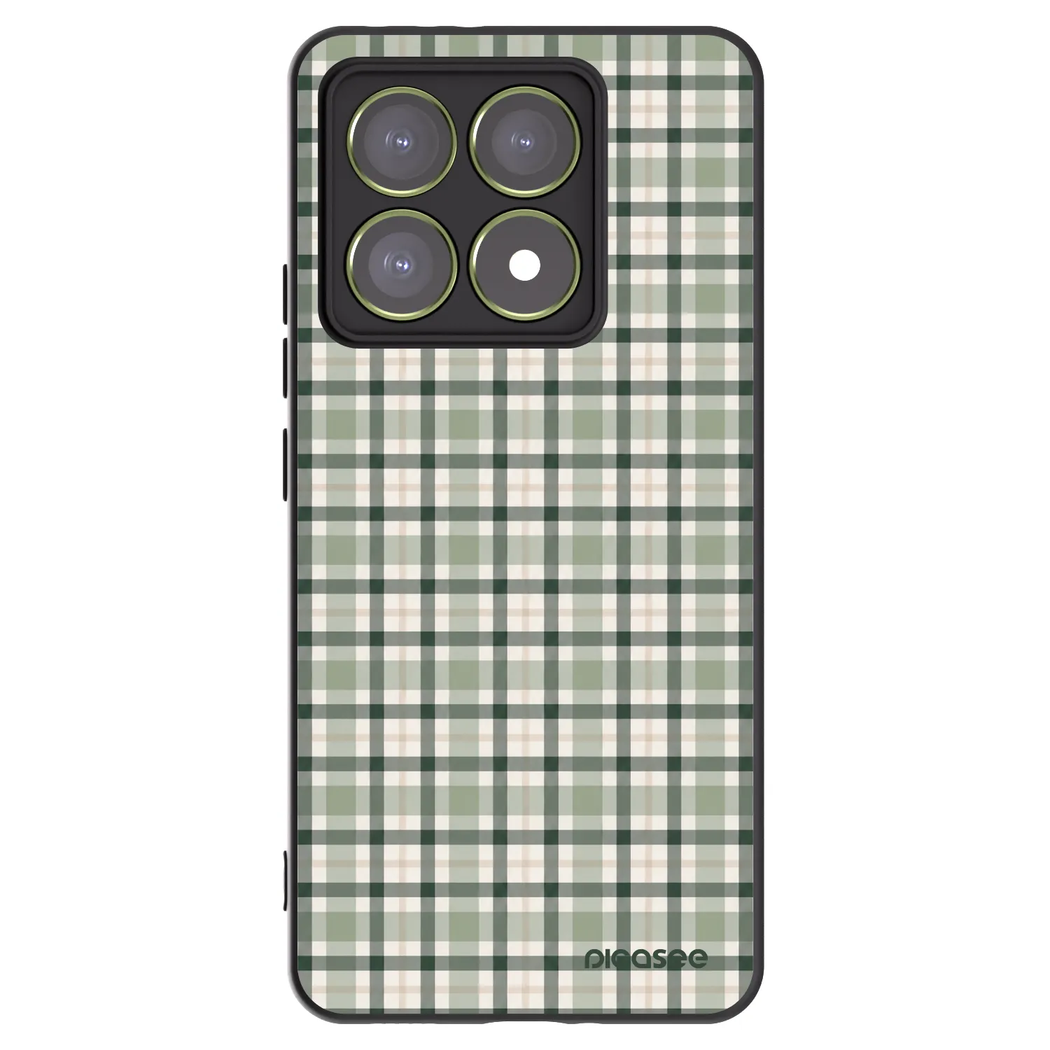 Picasee silikonový černý obal pro Xiaomi 14T - Sage Tartan