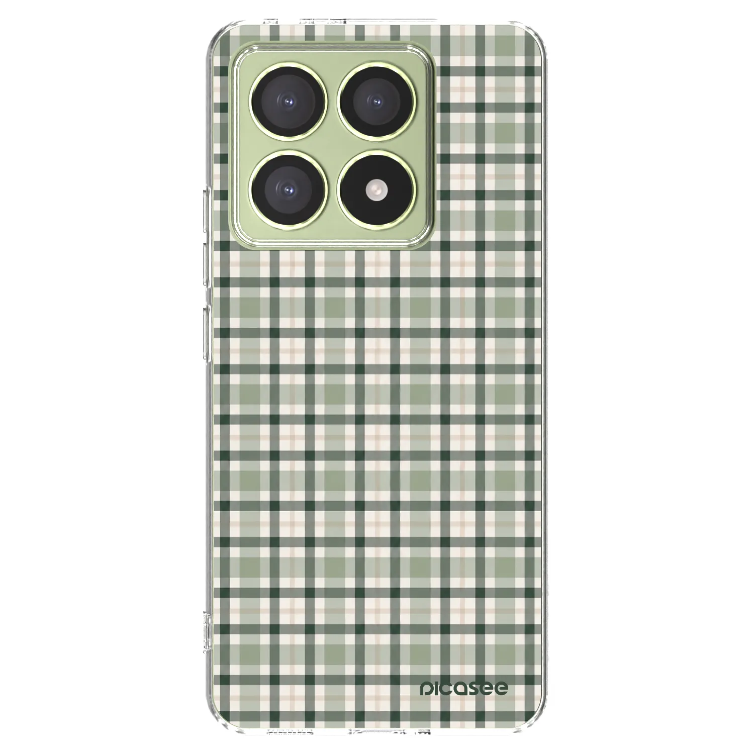 Picasee silikonový průhledný obal pro Xiaomi 14T - Sage Tartan