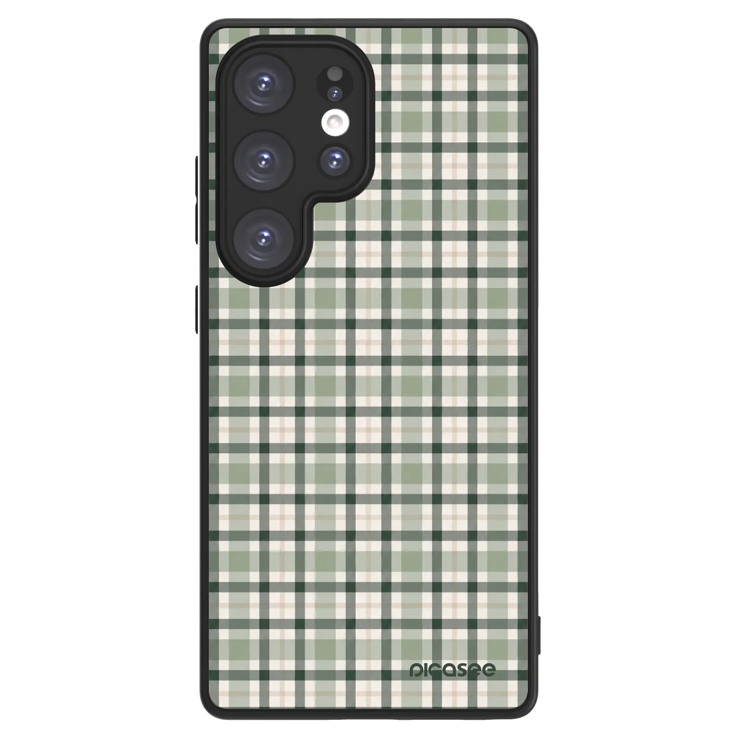 Picasee ULTIMATE CASE PowerShare pro Samsung Galaxy S25 Ultra 5G - Sage Tartan