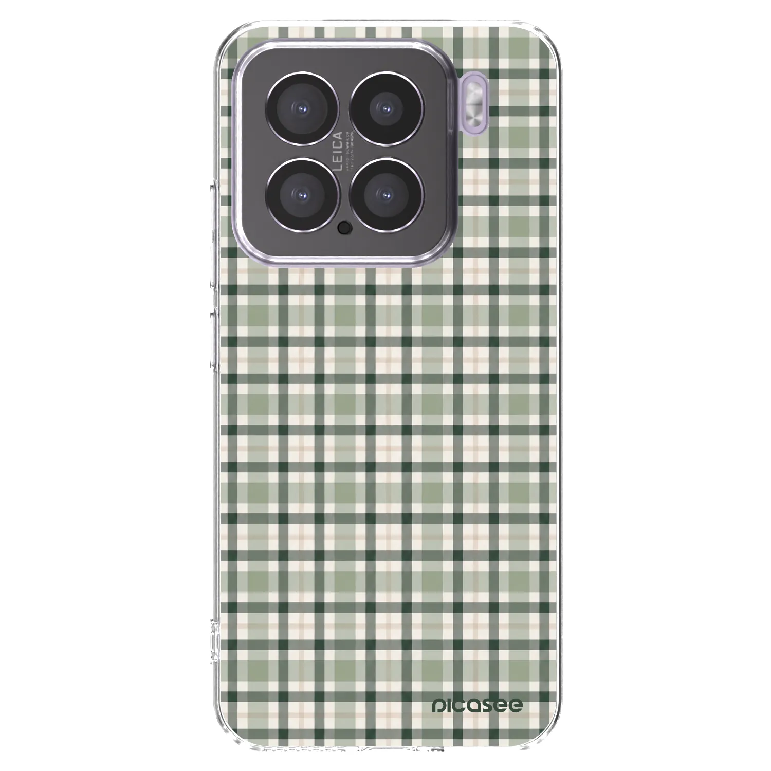 Picasee silikonový průhledný obal pro Xiaomi 15 - Sage Tartan