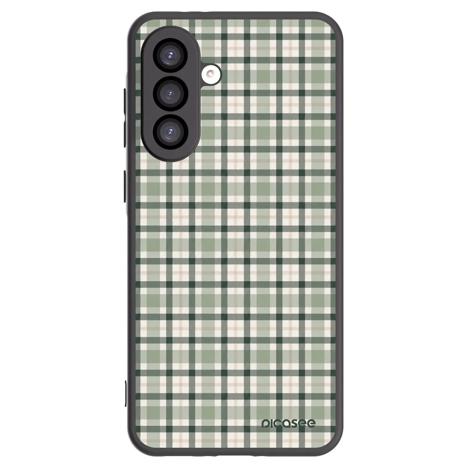 Picasee silikonový černý obal pro Samsung Galaxy A26 5G A266B - Sage Tartan