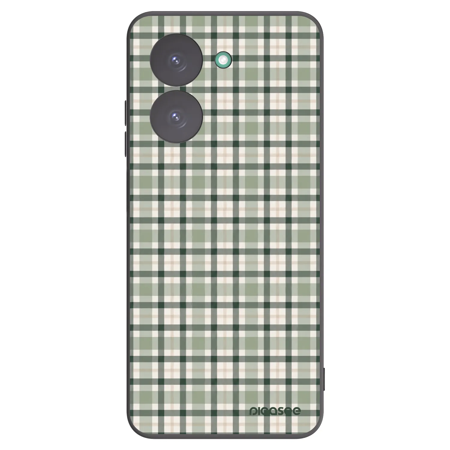 Picasee silikonový černý obal pro Xiaomi Redmi A5 - Sage Tartan