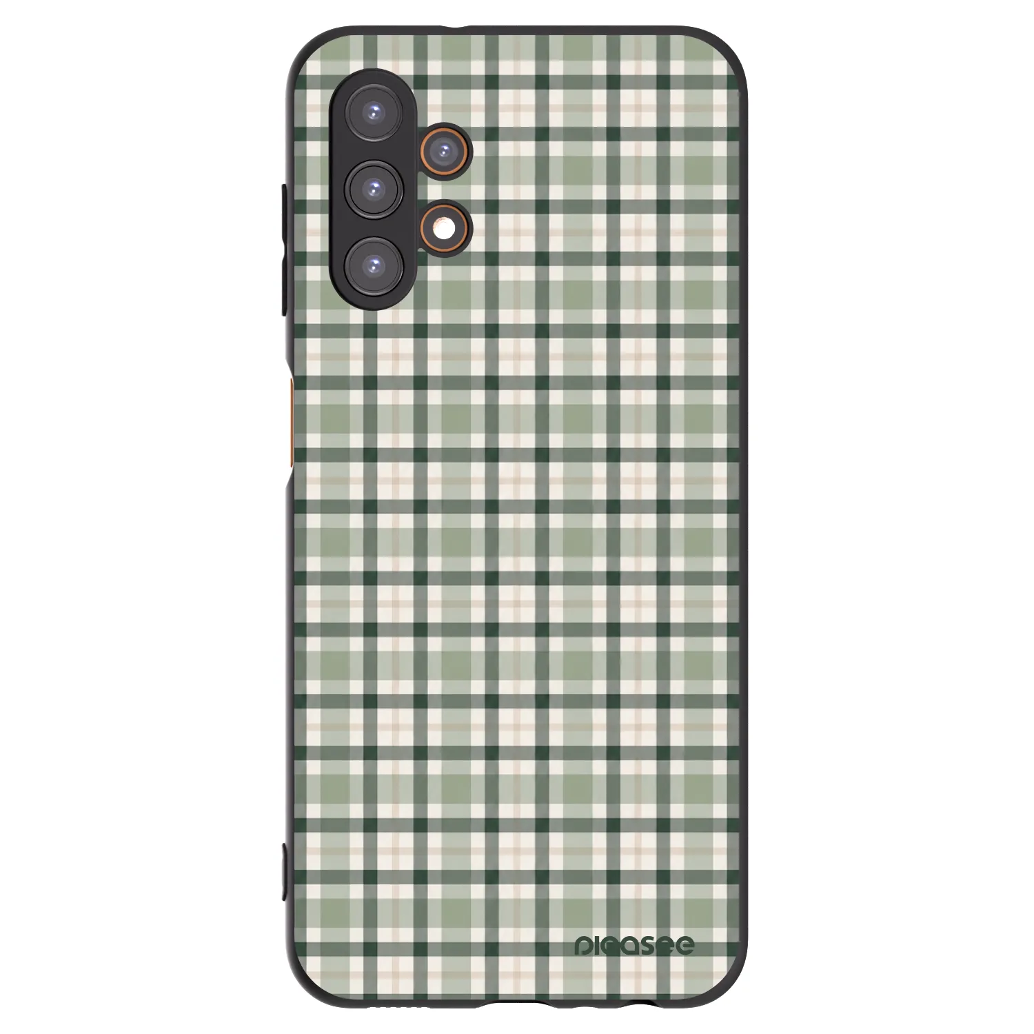 Picasee silikonový černý obal pro Samsung Galaxy A13 5G - Sage Tartan