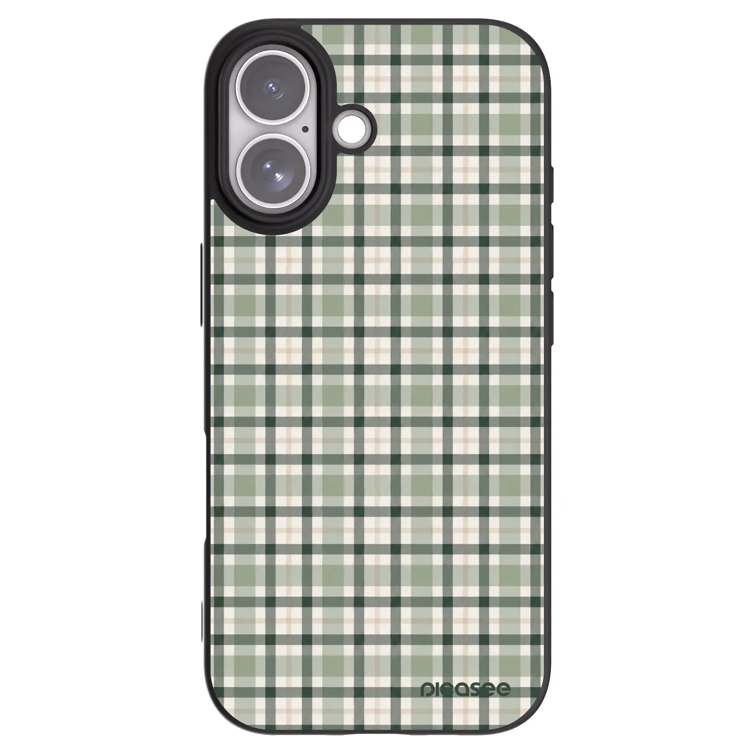 Picasee silikonový černý obal pro Apple iPhone 17 - Sage Tartan