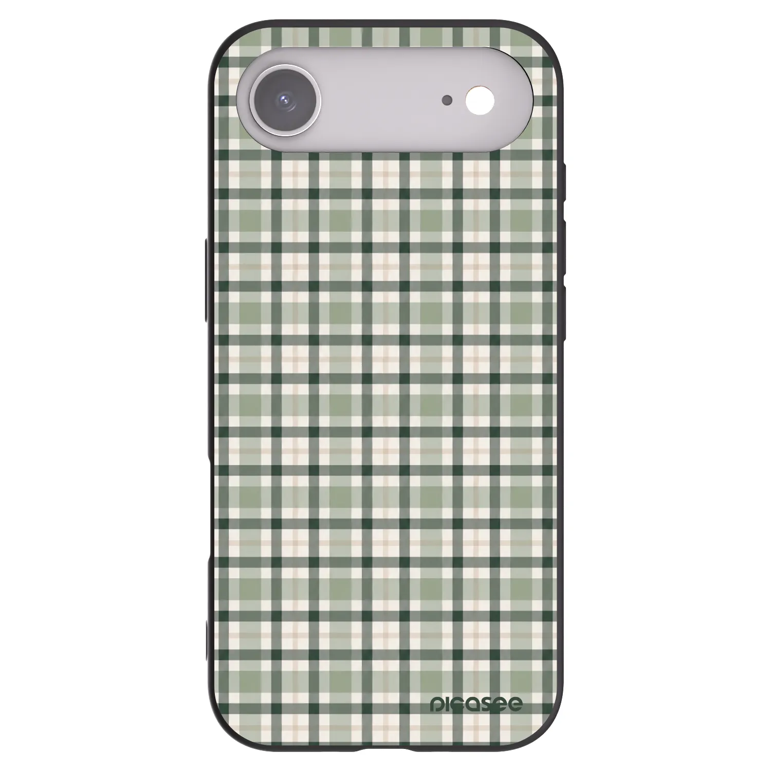 Picasee silikonový černý obal pro Apple iPhone Air - Sage Tartan