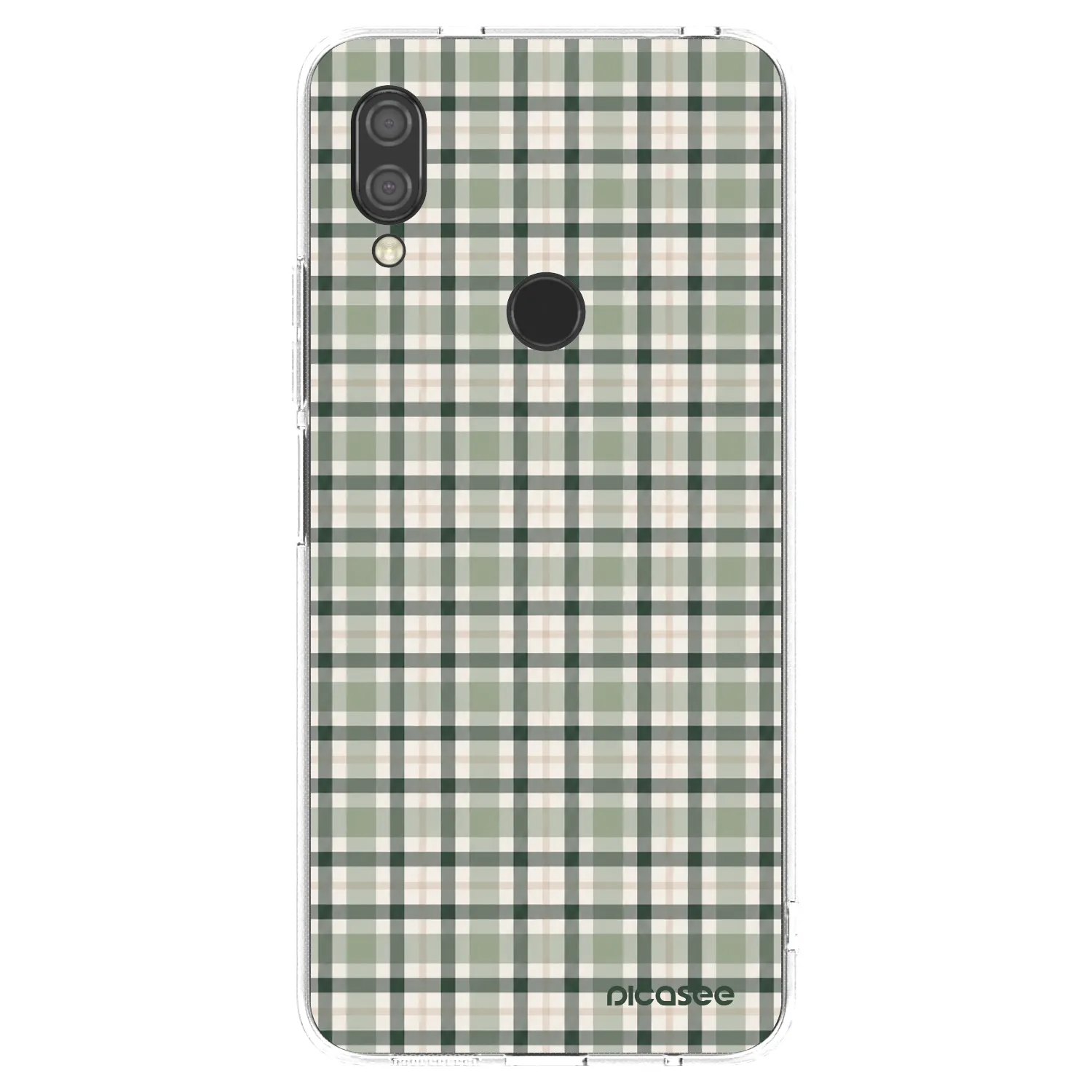 Picasee silikonový průhledný obal pro Xiaomi Redmi 7 - Sage Tartan