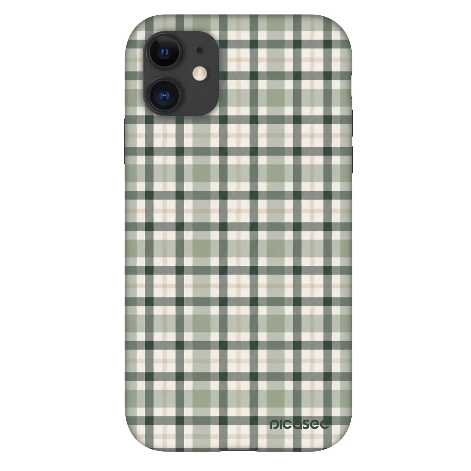 Picasee Fashion Case pro Apple iPhone 11 - Sage Tartan