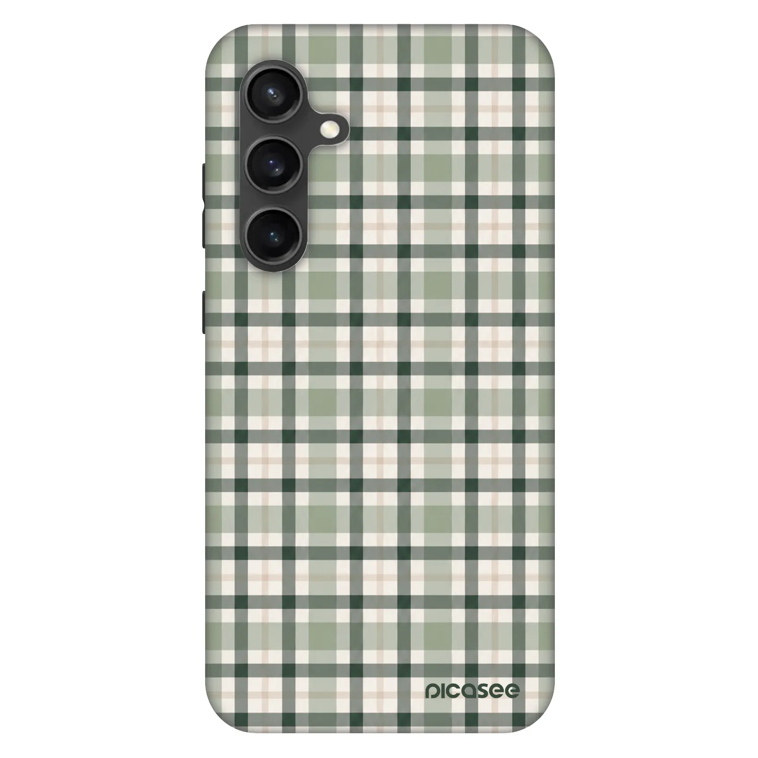 Picasee Fashion Case pro Samsung Galaxy S24 FE S721B - Sage Tartan