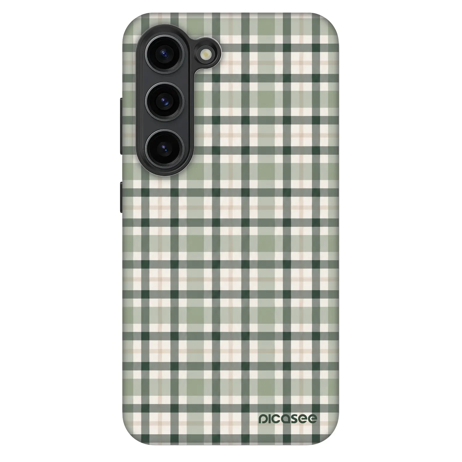 Picasee Fashion Case pro Samsung Galaxy S23 5G - Sage Tartan
