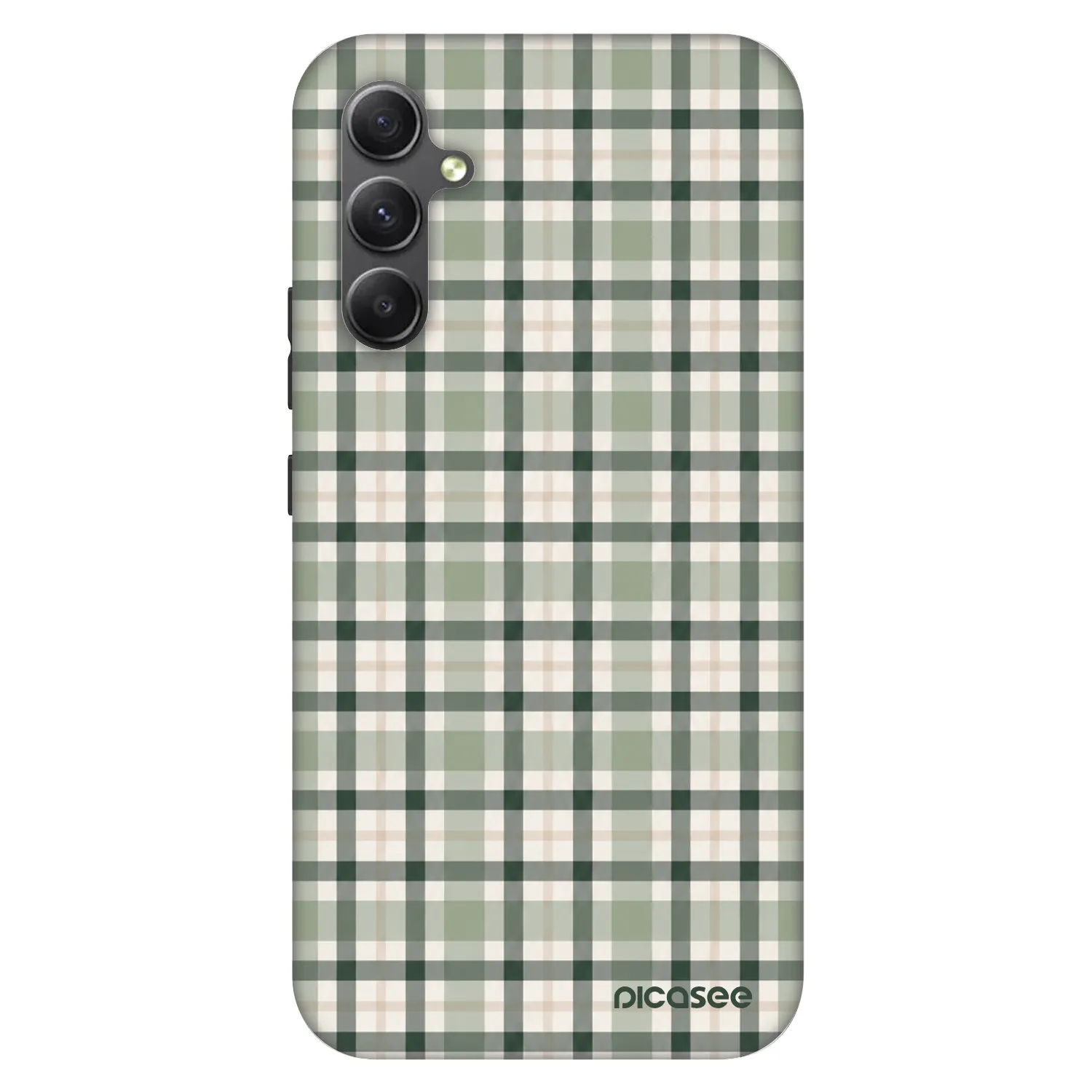 Picasee Fashion Case pro Samsung Galaxy A34 5G A346B - Sage Tartan