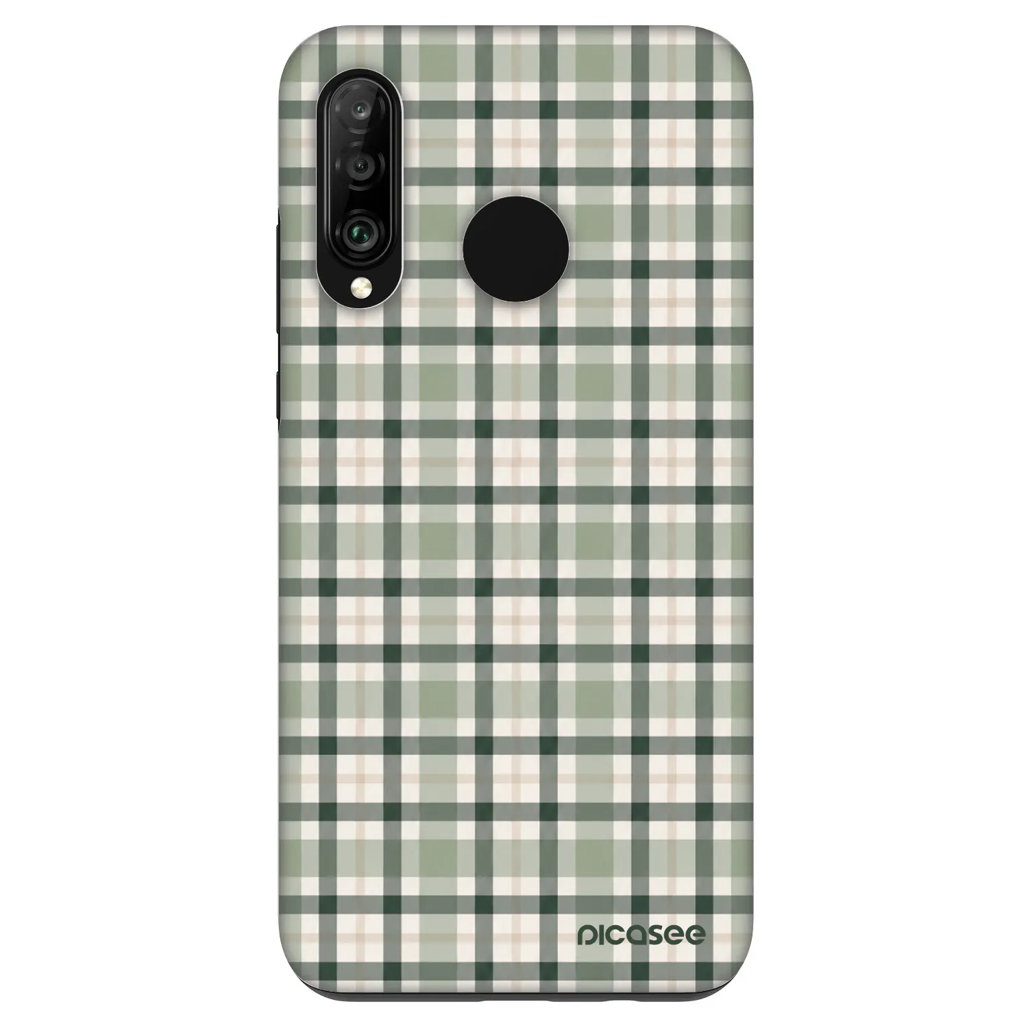 Picasee Fashion Case pro Huawei P30 Lite - Sage Tartan